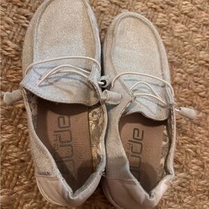 Silver Sparkle Hey Dudes